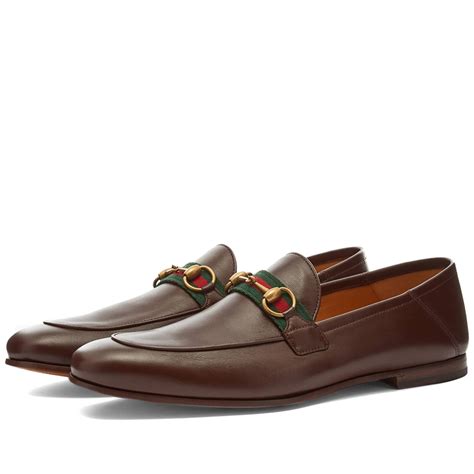 gucci brixton loafer brown